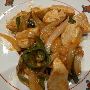 鶏肉と野菜のマヨポン炒め